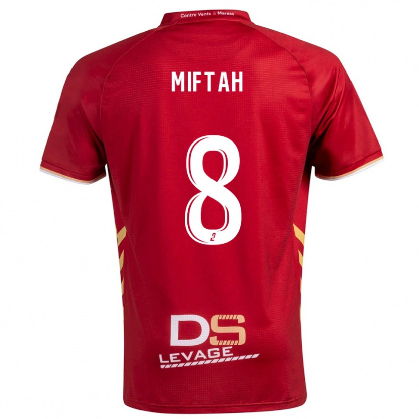 Danxen Damen Louka Miftah #8 Burgunder Gold Auswärtstrikot Trikot 2025/26 T-Shirt Österreich