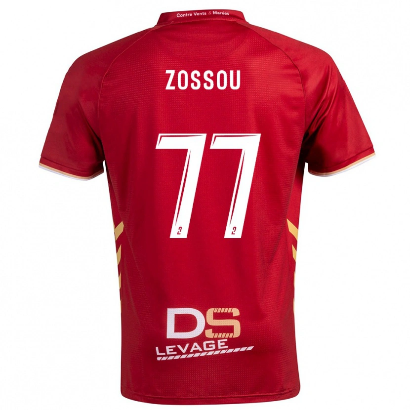 Danxen Damen Aristide Zossou #77 Burgunder Gold Auswärtstrikot Trikot 2025/26 T-Shirt Österreich