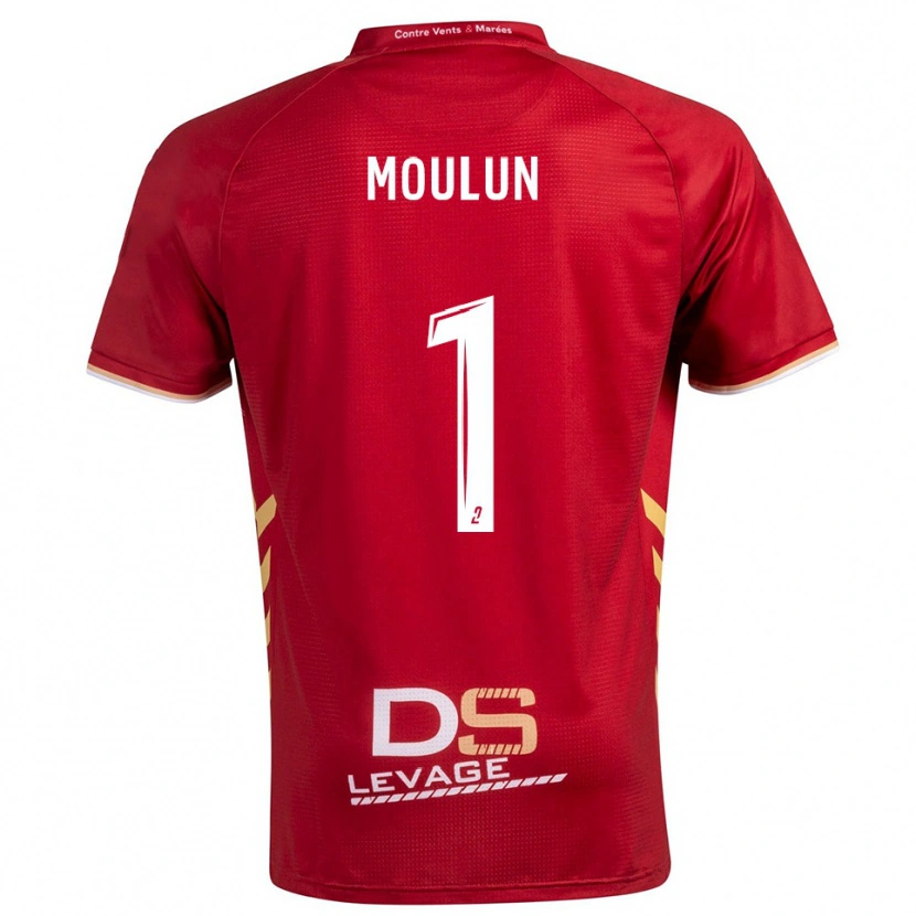 Danxen Damen Clément Moulun #1 Burgunder Gold Auswärtstrikot Trikot 2025/26 T-Shirt Österreich