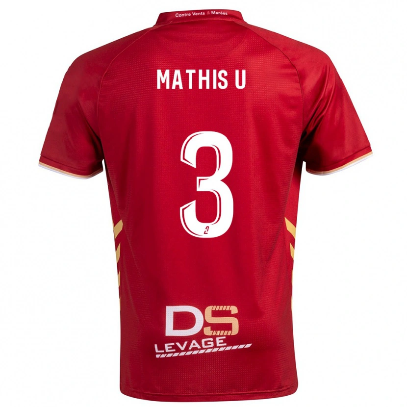 Danxen Damen Mathis U #3 Burgunder Gold Auswärtstrikot Trikot 2025/26 T-Shirt Österreich