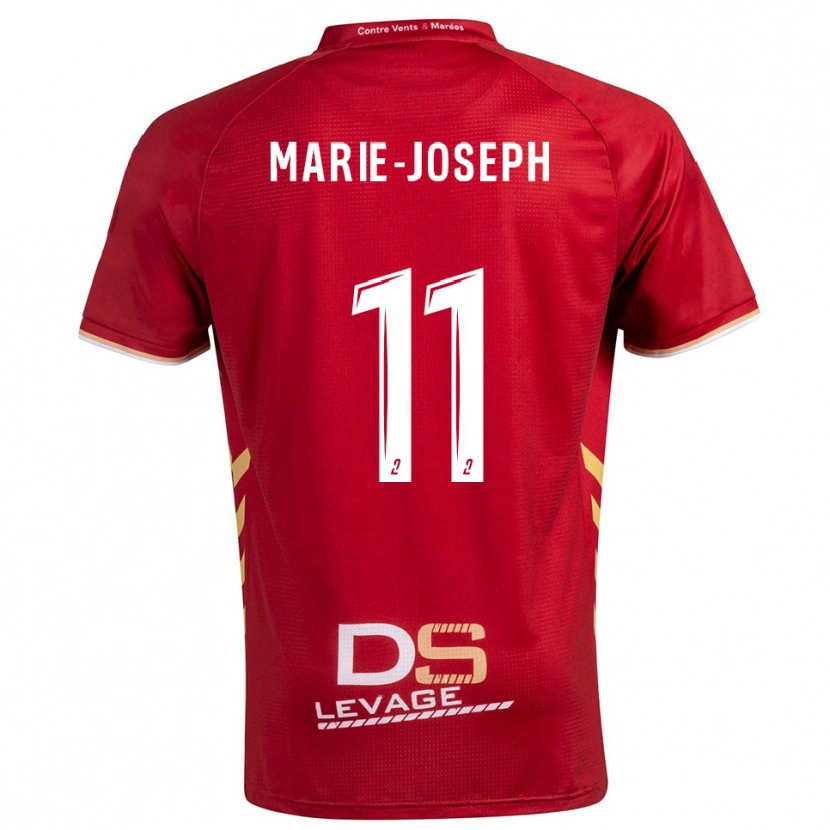 Danxen Damen Thomas Marie-Joseph #11 Burgunder Gold Auswärtstrikot Trikot 2025/26 T-Shirt Österreich