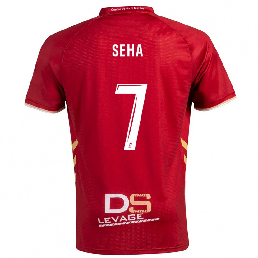 Danxen Damen Zaid Seha #7 Burgunder Gold Auswärtstrikot Trikot 2025/26 T-Shirt Österreich