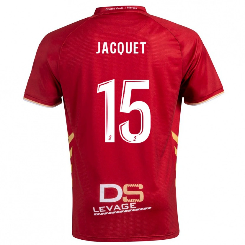 Danxen Damen Nils Jacquet #15 Burgunder Gold Auswärtstrikot Trikot 2025/26 T-Shirt Österreich