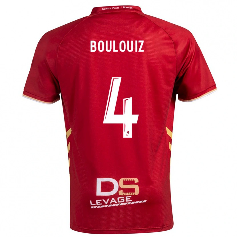 Danxen Damen Salim Boulouiz #4 Burgunder Gold Auswärtstrikot Trikot 2025/26 T-Shirt Österreich