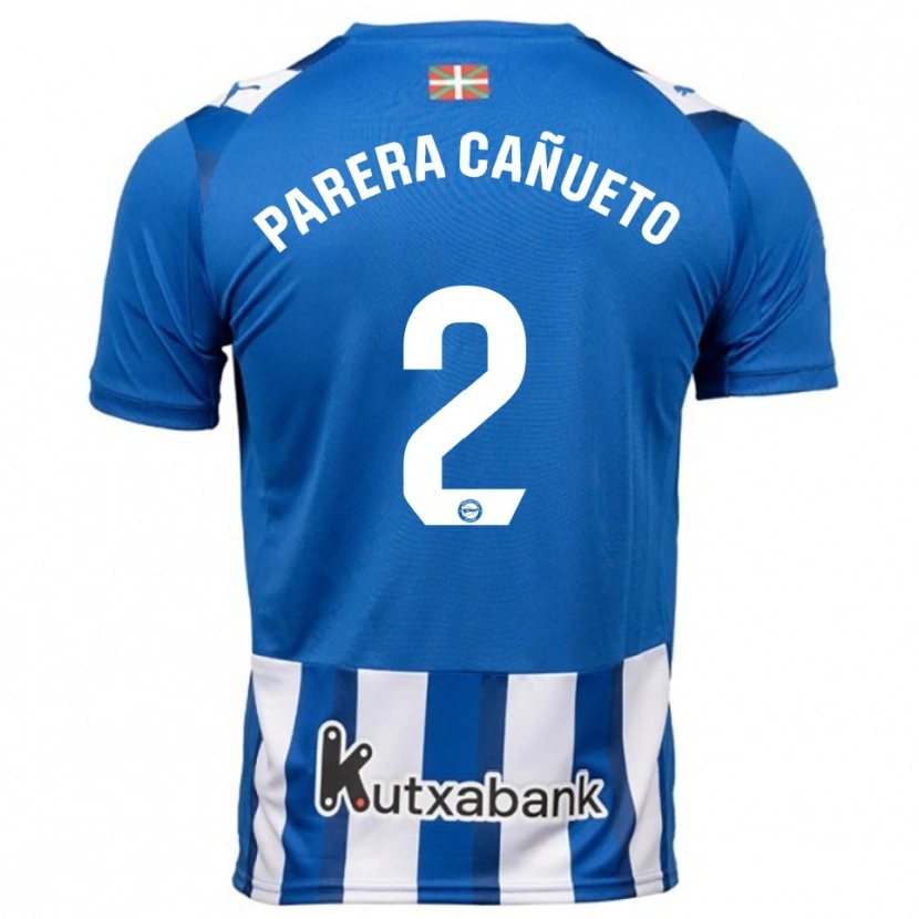 Danxen Kinder Laia Parera Cañueto #2 Blau Weiß Heimtrikot Trikot 2025/26 T-Shirt Österreich