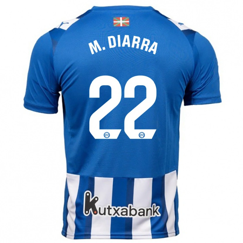Danxen Kinder Moussa Diarra #22 Blau Weiß Heimtrikot Trikot 2025/26 T-Shirt Österreich