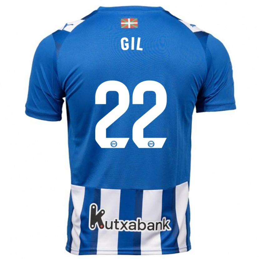 Danxen Kinder Raquel Gil #22 Blau Weiß Heimtrikot Trikot 2025/26 T-Shirt Österreich