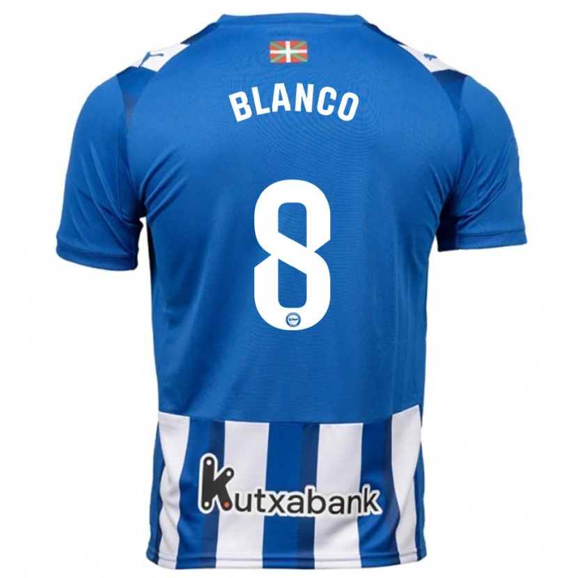 Danxen Kinder Antonio Blanco #8 Blau Weiß Heimtrikot Trikot 2025/26 T-Shirt Österreich