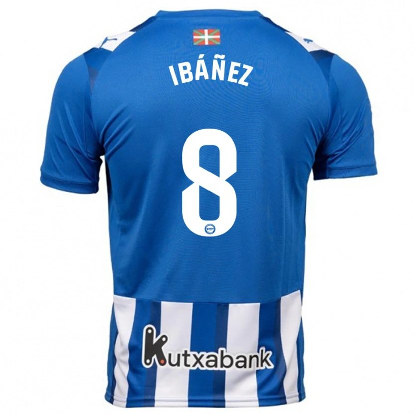 Danxen Kinder Pablo Ibáñez #8 Blau Weiß Heimtrikot Trikot 2025/26 T-Shirt Österreich