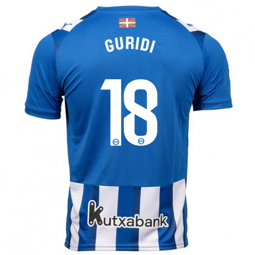Danxen Kinder Jon Guridi #18 Blau Weiß Heimtrikot Trikot 2025/26 T-Shirt Österreich