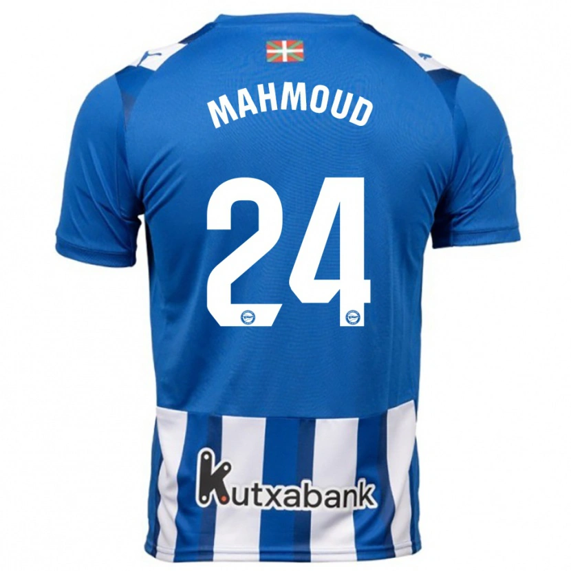 Danxen Kinder Abdallahi Mahmoud #24 Blau Weiß Heimtrikot Trikot 2025/26 T-Shirt Österreich