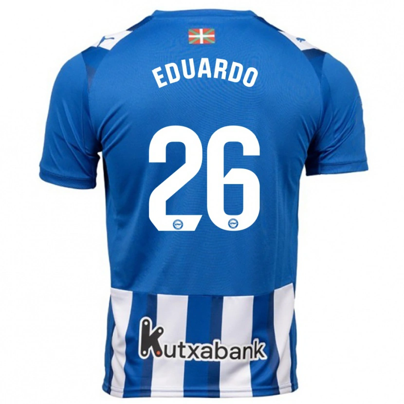Danxen Kinder Eduardo Fontana #26 Blau Weiß Heimtrikot Trikot 2025/26 T-Shirt Österreich