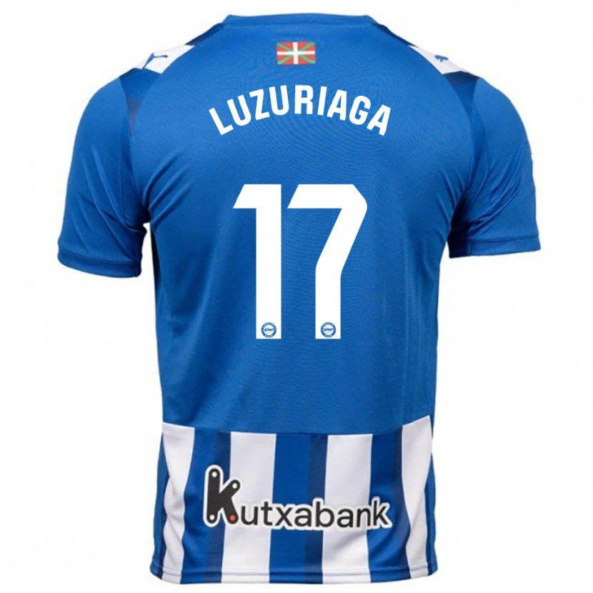 Danxen Kinder Judith Luzuriaga #17 Blau Weiß Heimtrikot Trikot 2025/26 T-Shirt Österreich