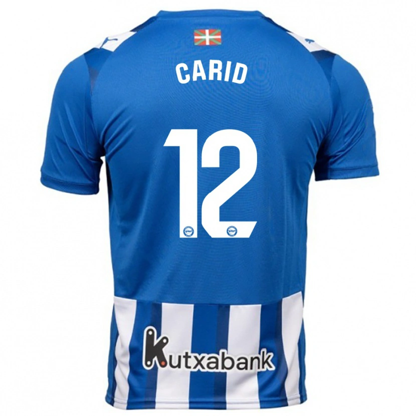 Danxen Kinder Andrea Carid #12 Blau Weiß Heimtrikot Trikot 2025/26 T-Shirt Österreich