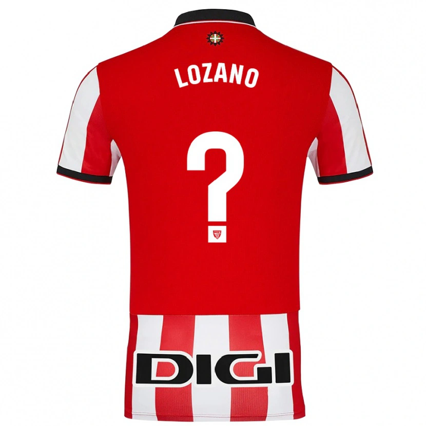 Danxen Kinder Manex Lozano #0 Rot Weiß Heimtrikot Trikot 2025/26 T-Shirt Österreich