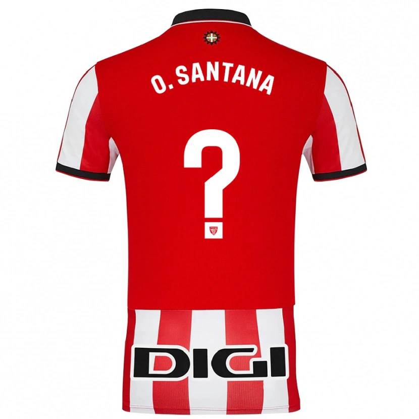 Danxen Kinder Olatz Santana Amado #0 Rot Weiß Heimtrikot Trikot 2025/26 T-Shirt Österreich