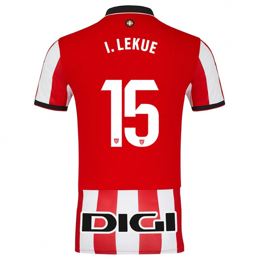 Danxen Kinder Iñigo Lekue #15 Rot Weiß Heimtrikot Trikot 2025/26 T-Shirt Österreich
