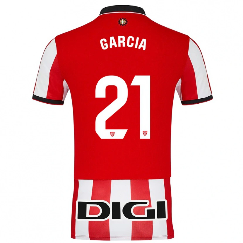 Danxen Kinder Beñat García #21 Rot Weiß Heimtrikot Trikot 2025/26 T-Shirt Österreich