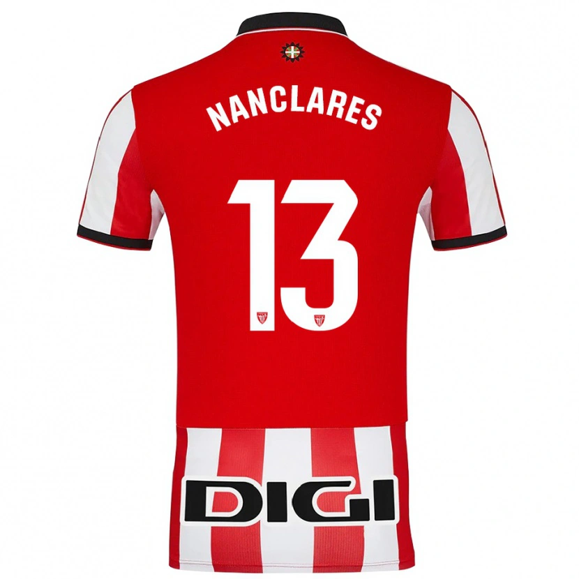 Danxen Kinder Adriana Nanclares Romero #13 Rot Weiß Heimtrikot Trikot 2025/26 T-Shirt Österreich