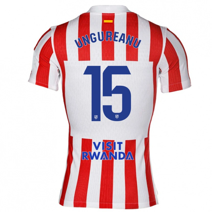 Danxen Kinder Bogdan Ungureanu #15 Rot Weiß Heimtrikot Trikot 2025/26 T-Shirt Österreich