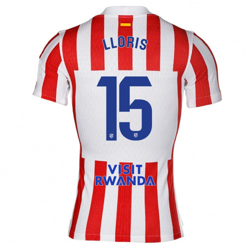 Danxen Kinder Silvia Lloris #15 Rot Weiß Heimtrikot Trikot 2025/26 T-Shirt Österreich