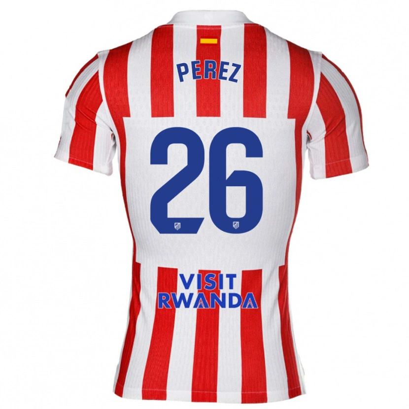 Danxen Kinder Xenia Perez #26 Rot Weiß Heimtrikot Trikot 2025/26 T-Shirt Österreich