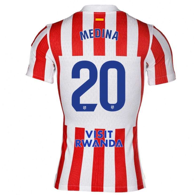 Danxen Kinder Andrea Medina #20 Rot Weiß Heimtrikot Trikot 2025/26 T-Shirt Österreich