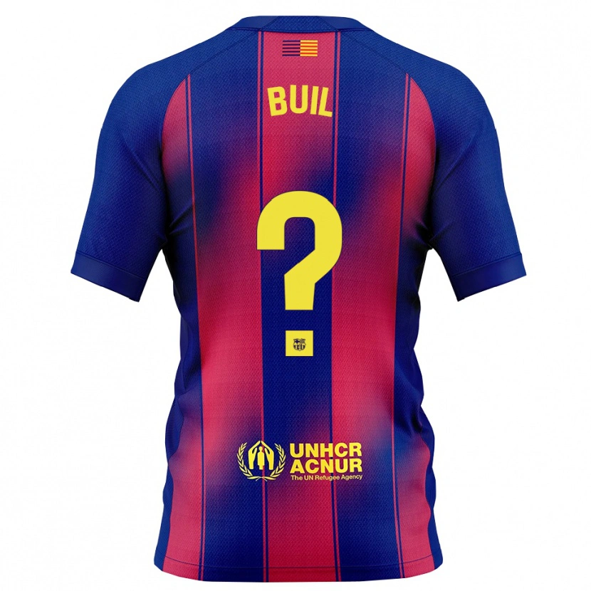 Danxen Kinder Gorka Buil #0 Blau Rot Heimtrikot Trikot 2025/26 T-Shirt Österreich