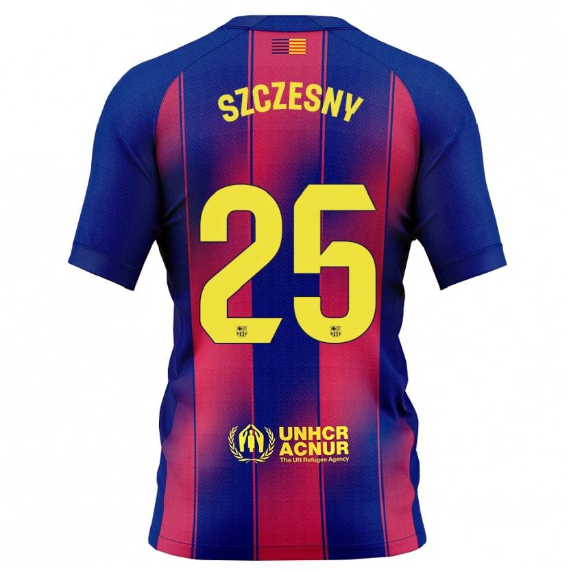 Danxen Kinder Wojciech Szczesny #25 Blau Rot Heimtrikot Trikot 2025/26 T-Shirt Österreich