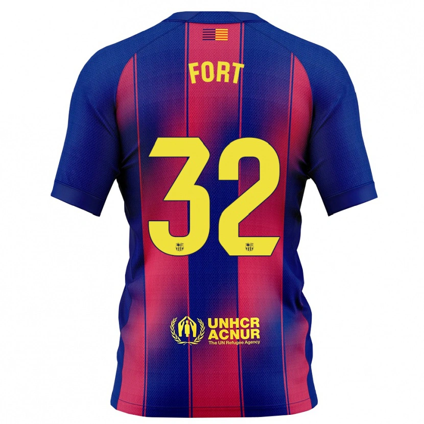 Danxen Kinder Héctor Fort #32 Blau Rot Heimtrikot Trikot 2025/26 T-Shirt Österreich