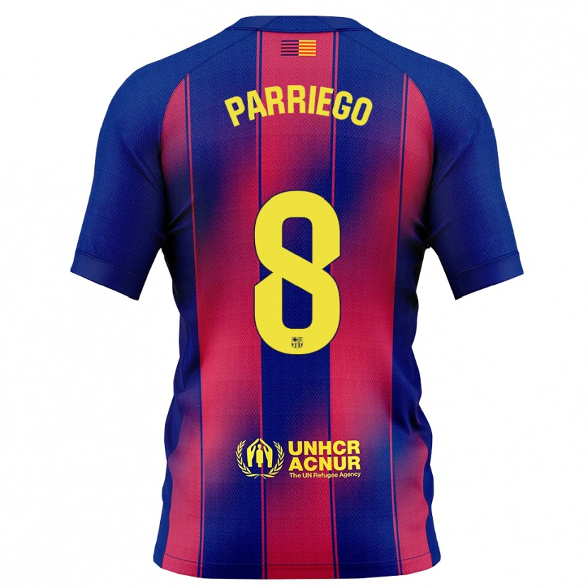 Danxen Kinder Marcos Parriego #8 Blau Rot Heimtrikot Trikot 2025/26 T-Shirt Österreich
