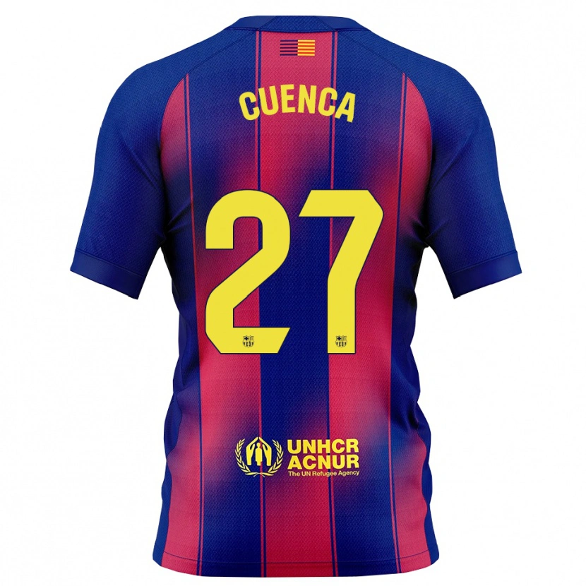 Danxen Kinder Andrés Cuenca #27 Blau Rot Heimtrikot Trikot 2025/26 T-Shirt Österreich