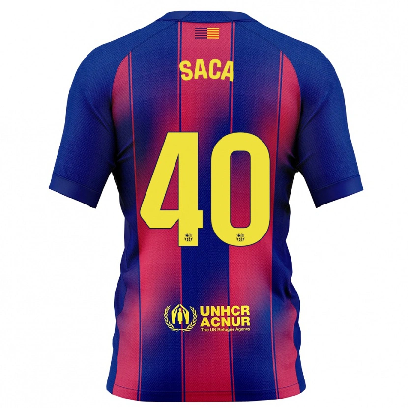 Danxen Kinder Leo Saca #40 Blau Rot Heimtrikot Trikot 2025/26 T-Shirt Österreich