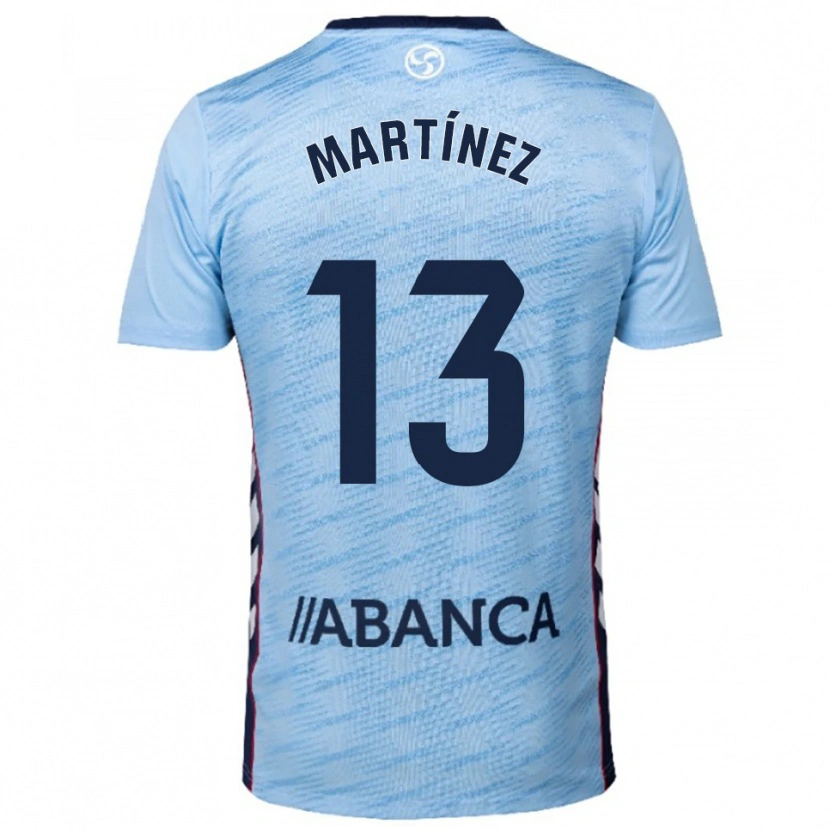Danxen Kinder Naiara Martínez #13 Himmelblau Rot Heimtrikot Trikot 2025/26 T-Shirt Österreich