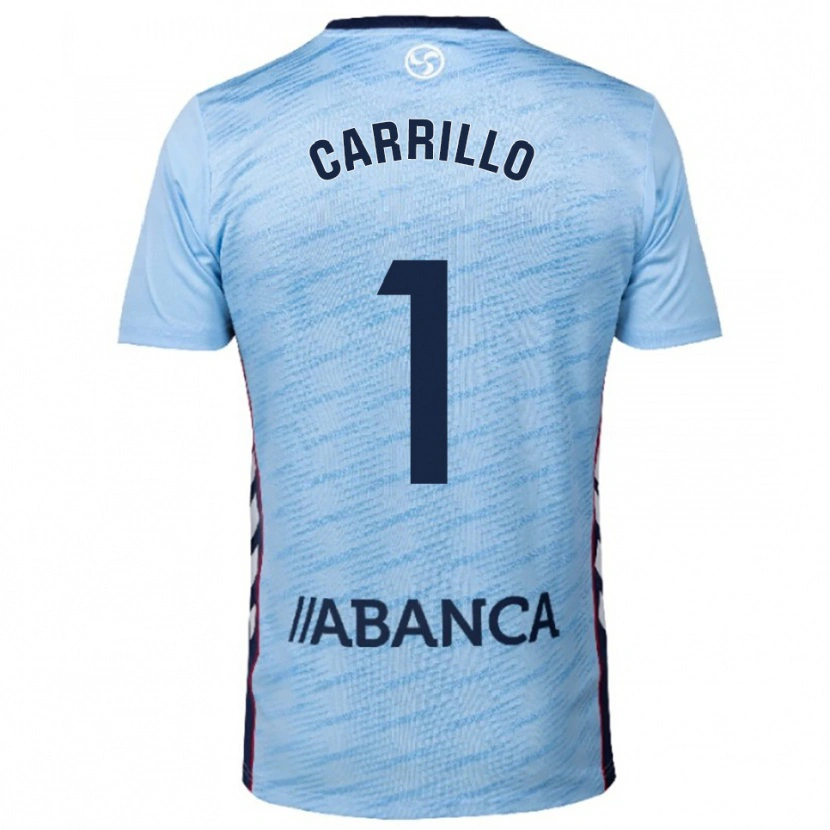 Danxen Kinder Coke Carrillo #1 Himmelblau Rot Heimtrikot Trikot 2025/26 T-Shirt Österreich