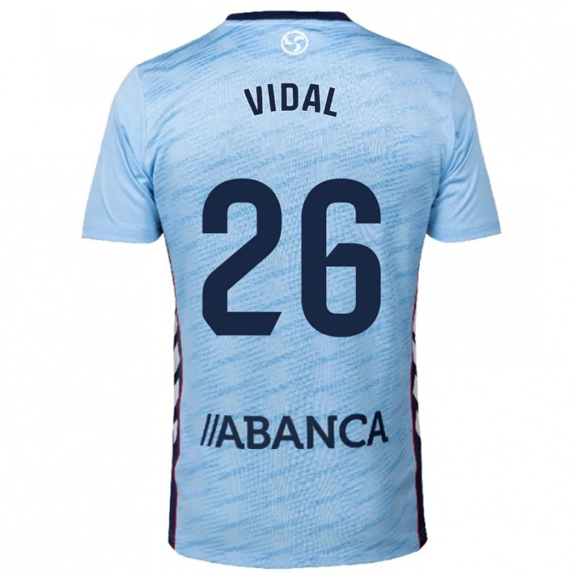 Danxen Kinder Marc Vidal #26 Himmelblau Rot Heimtrikot Trikot 2025/26 T-Shirt Österreich