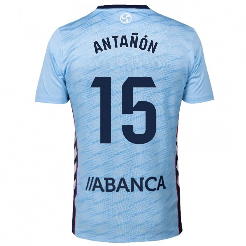 Danxen Kinder Andrés Antañón #15 Himmelblau Rot Heimtrikot Trikot 2025/26 T-Shirt Österreich