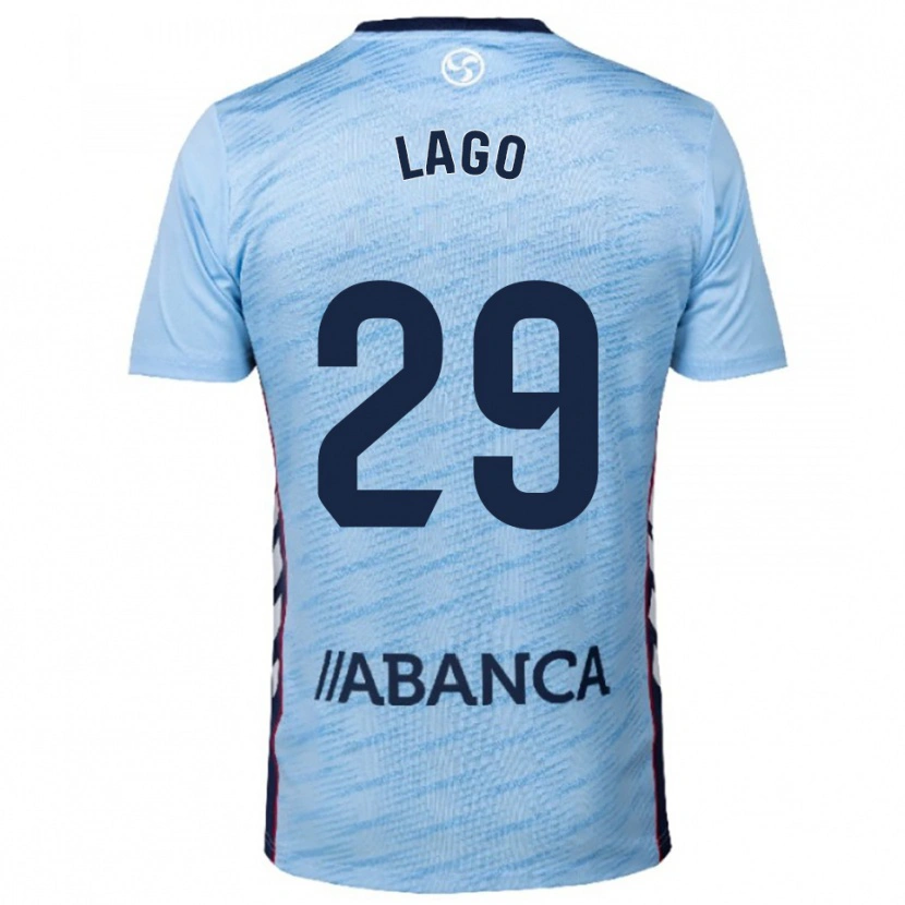 Danxen Kinder Yoel Lago #29 Himmelblau Rot Heimtrikot Trikot 2025/26 T-Shirt Österreich
