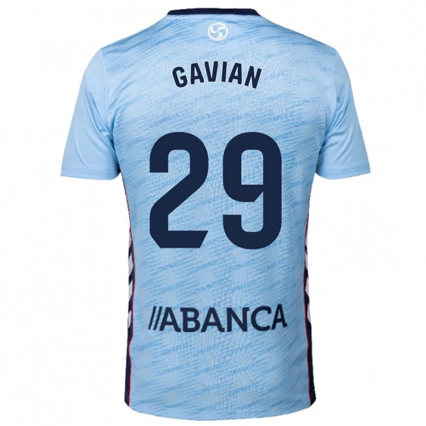 Danxen Kinder Pablo Gavián #29 Himmelblau Rot Heimtrikot Trikot 2025/26 T-Shirt Österreich