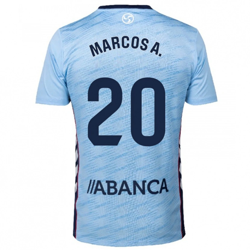 Danxen Kinder Marcos Alonso #20 Himmelblau Rot Heimtrikot Trikot 2025/26 T-Shirt Österreich