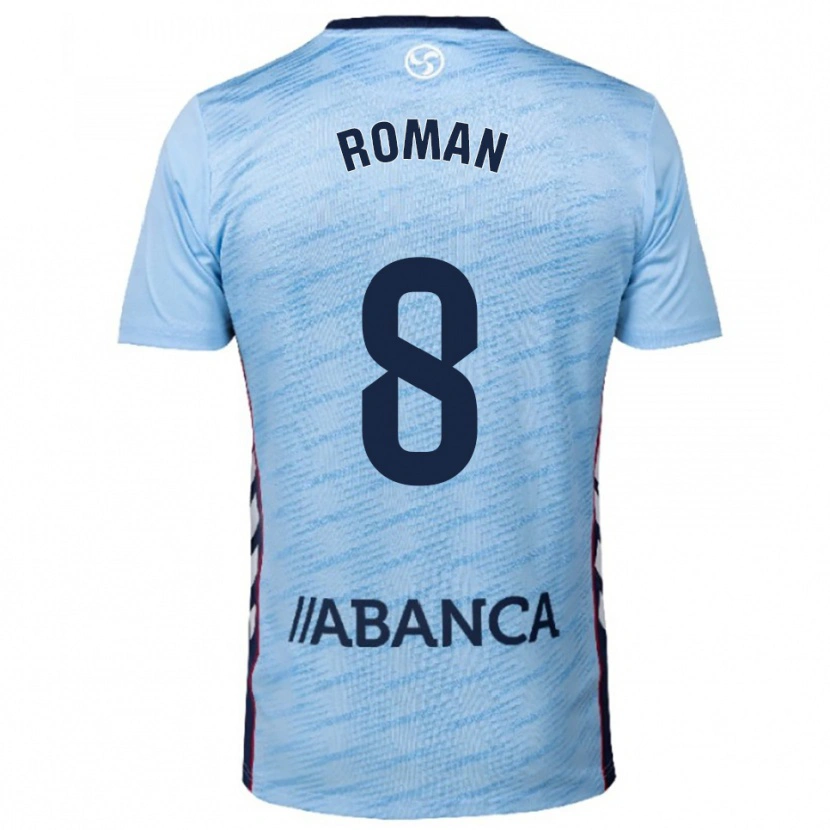 Danxen Kinder Miguel Román #8 Himmelblau Rot Heimtrikot Trikot 2025/26 T-Shirt Österreich