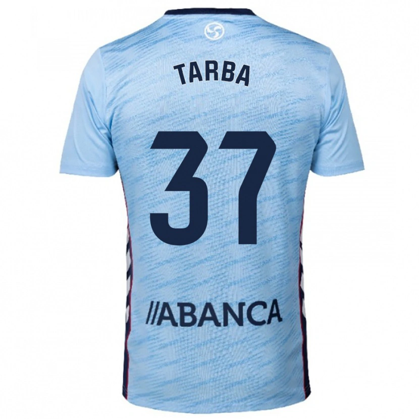 Danxen Kinder Ianis Târbă #37 Himmelblau Rot Heimtrikot Trikot 2025/26 T-Shirt Österreich