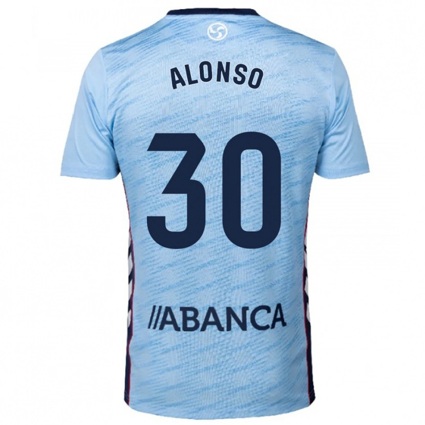 Danxen Kinder Adriana Alonso #30 Himmelblau Rot Heimtrikot Trikot 2025/26 T-Shirt Österreich