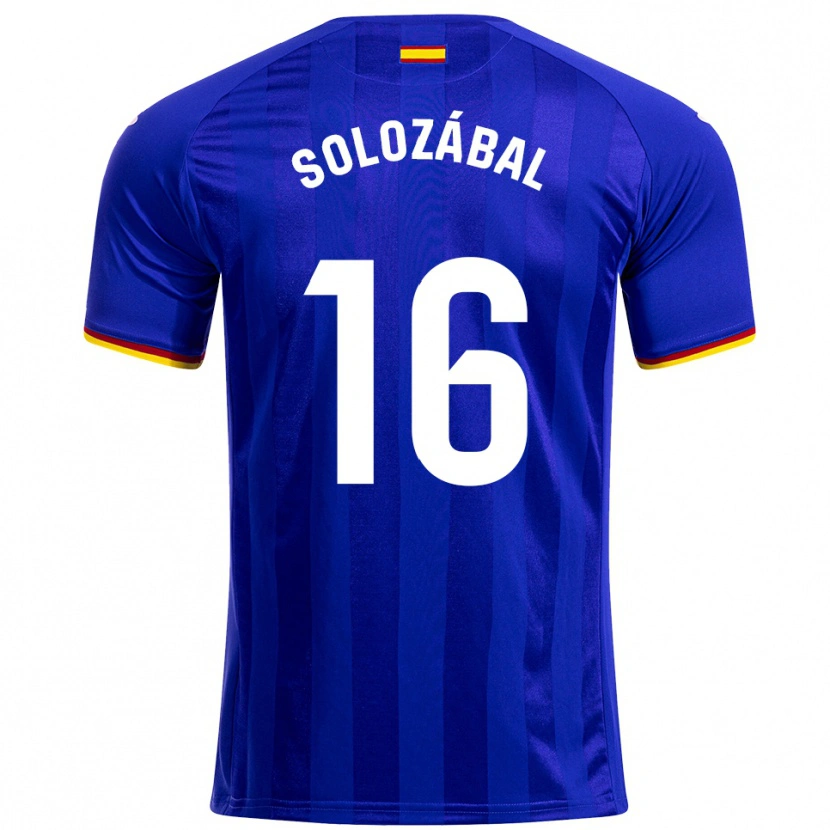 Danxen Kinder Hugo Solozábal #16 Blau Rot Gelb Heimtrikot Trikot 2025/26 T-Shirt Österreich