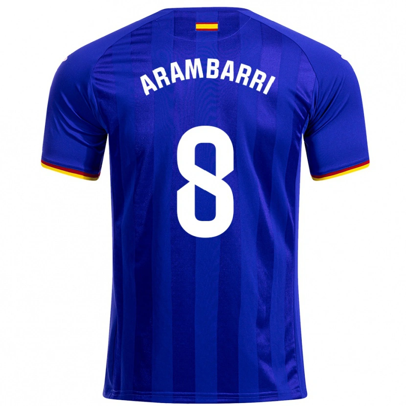 Danxen Kinder Mauro Arambarri #8 Blau Rot Gelb Heimtrikot Trikot 2025/26 T-Shirt Österreich
