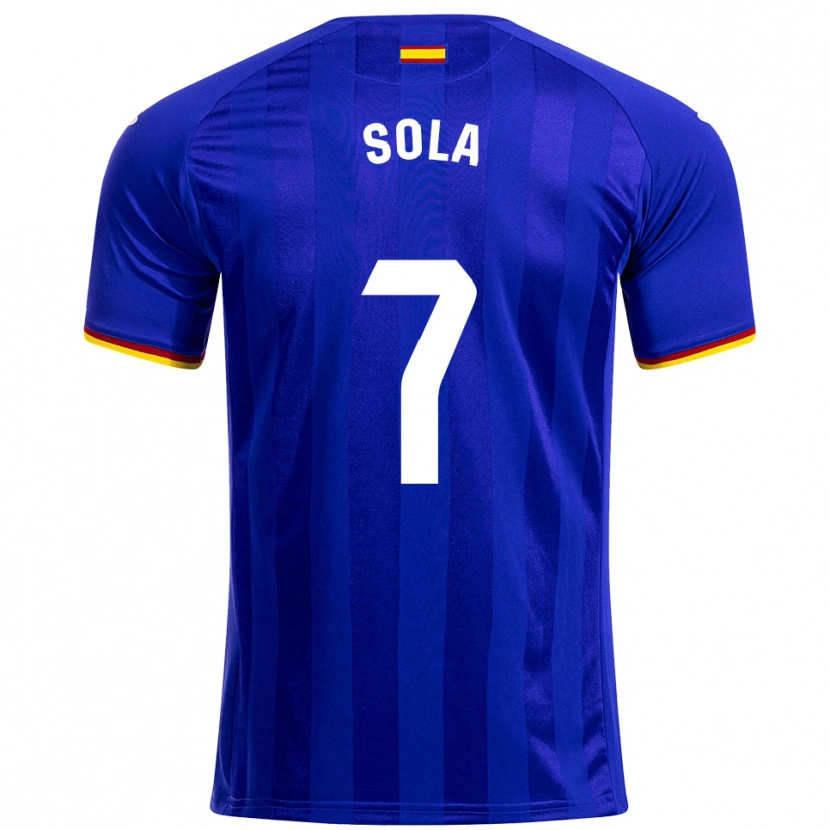 Danxen Kinder Álex Sola #7 Blau Rot Gelb Heimtrikot Trikot 2025/26 T-Shirt Österreich