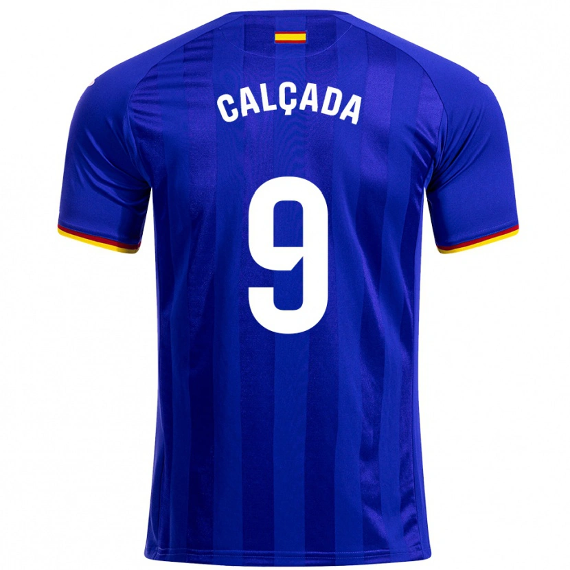 Danxen Kinder Gonzalo Calçada #9 Blau Rot Gelb Heimtrikot Trikot 2025/26 T-Shirt Österreich