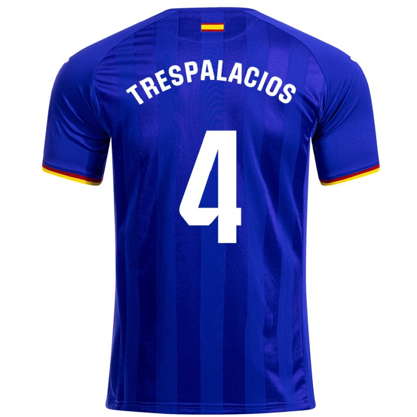 Danxen Kinder Adrián Trespalacios #4 Blau Rot Gelb Heimtrikot Trikot 2025/26 T-Shirt Österreich