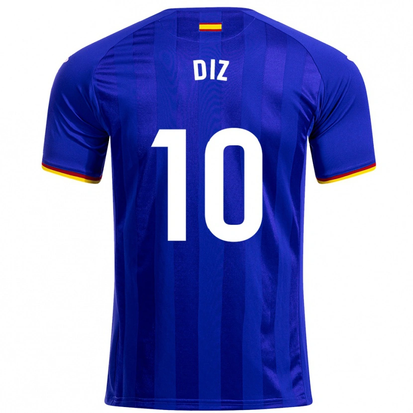 Danxen Kinder Rafa Diz #10 Blau Rot Gelb Heimtrikot Trikot 2025/26 T-Shirt Österreich