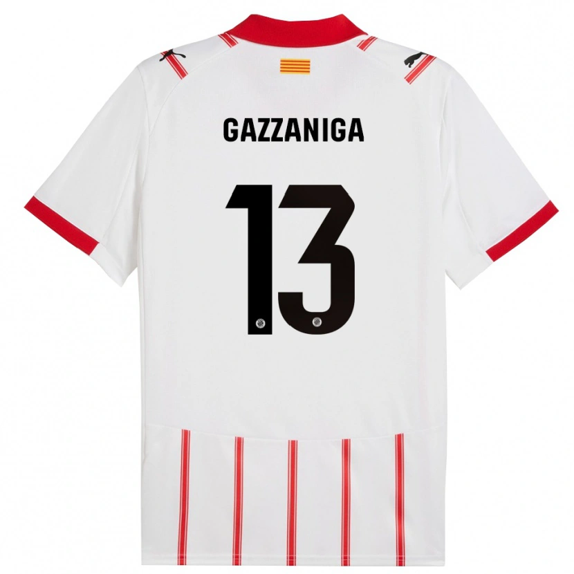 Danxen Kinder Paulo Gazzaniga #13 Weiß Rot Heimtrikot Trikot 2025/26 T-Shirt Österreich